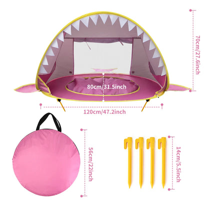 Pop-Up Baby Beach Tent with UV Protection & Built-In Mini Pool – Perfect Summer Shade